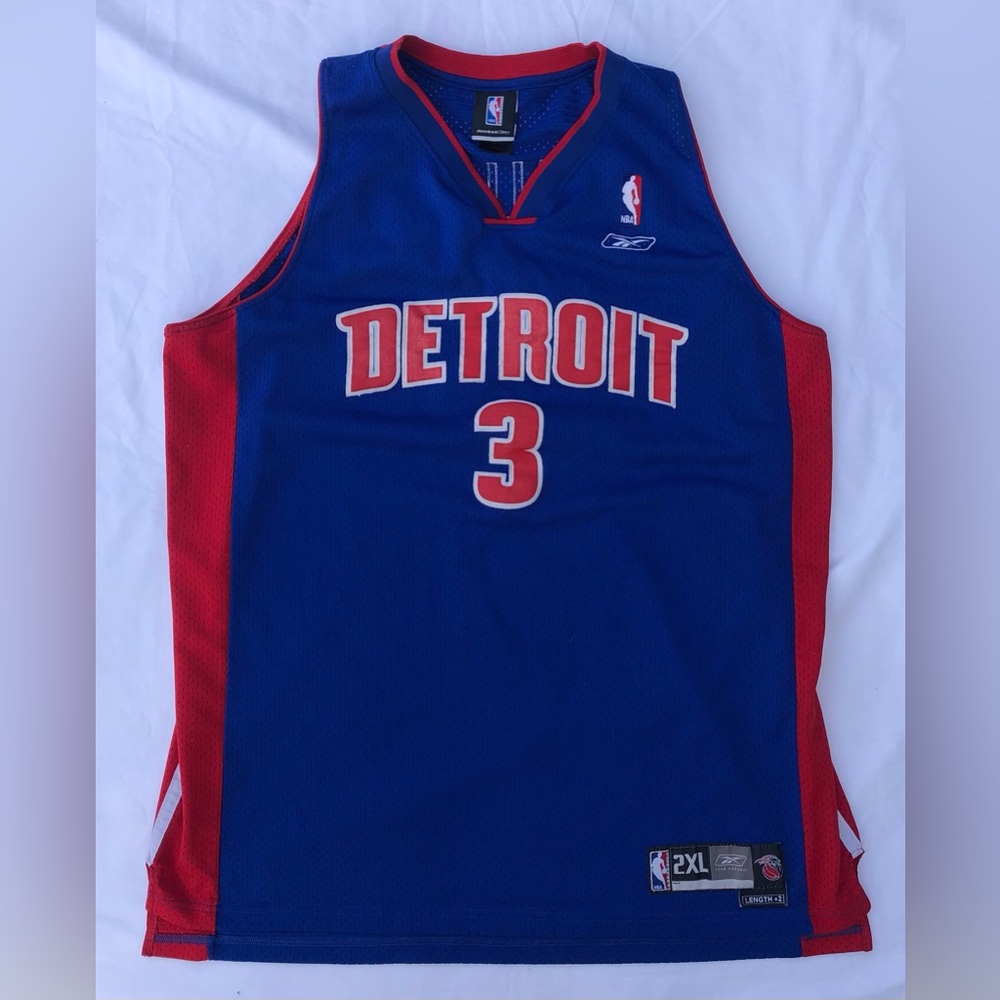 Detroit Pistons x Ben Wallace #3 Jersey XXL *Great Condition